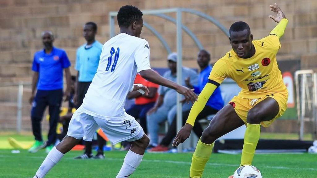 Vuyo Letlapa in action for Jomo Cosmos