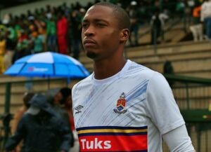 thabang sibanyoni of AmaTuks in action