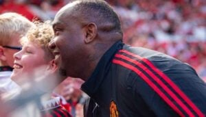 Benni McCarthy during his Manchester United days