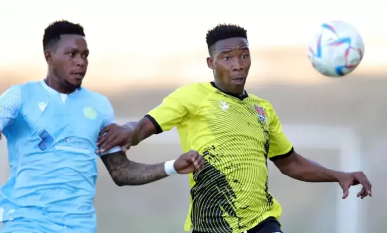 Bongani Cele in action for JDR Stars in the NFD