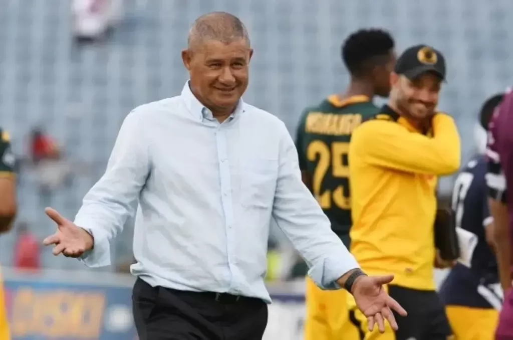 Cavin Johnson during his time at Kaizer Chiefs as interim coach