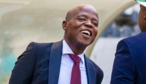Chippa Mpengesi at the stadium