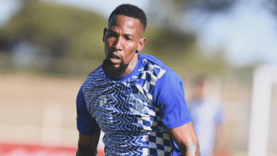 Diamond Thopola in action for Magesi FC