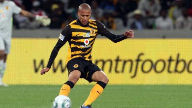 Dominic Issacs during his time as a Kaizer Chiefs player