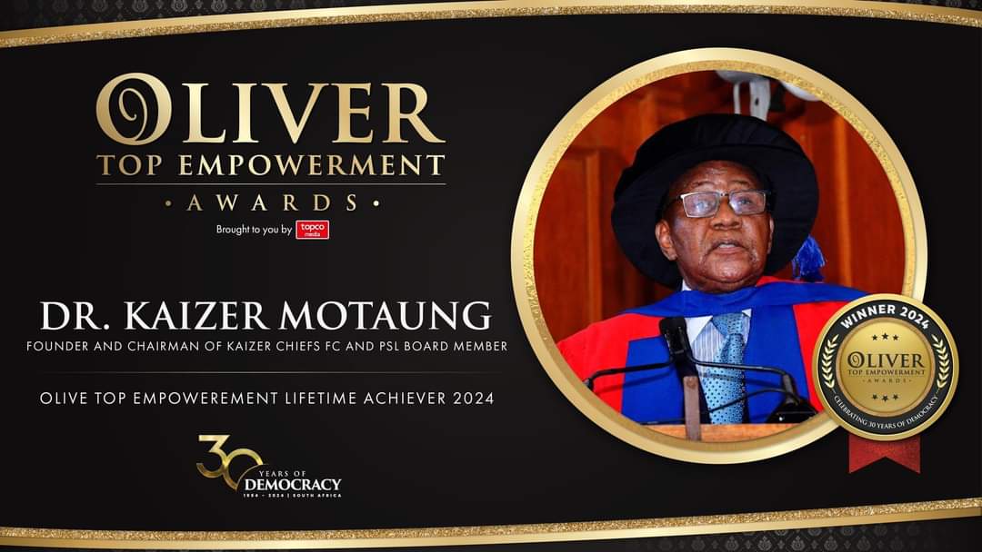 Dr. Kaizer Motaung honoured with Life Achievement Award