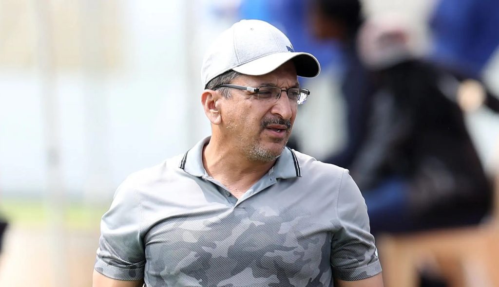 Farouk Khan on the sidelines during a match