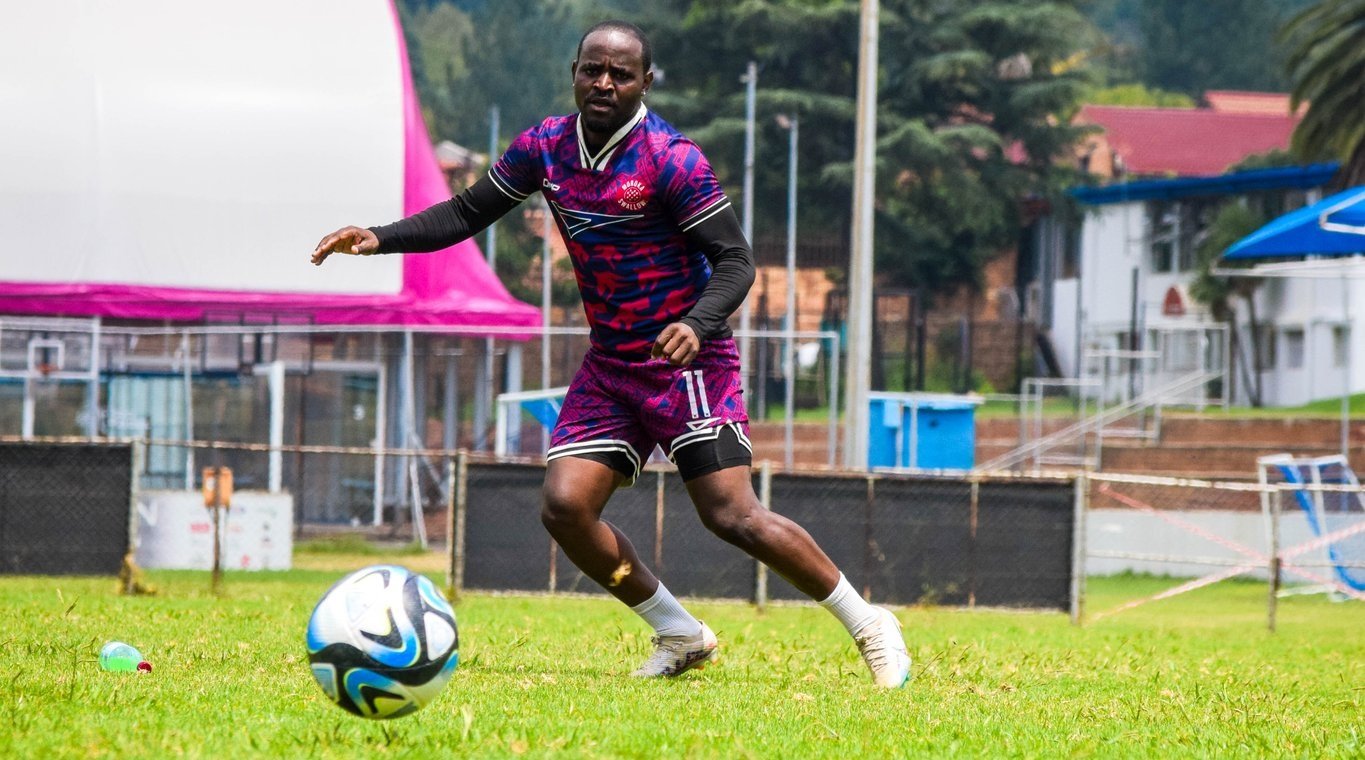 Gabadinho at Moroka Swallows training