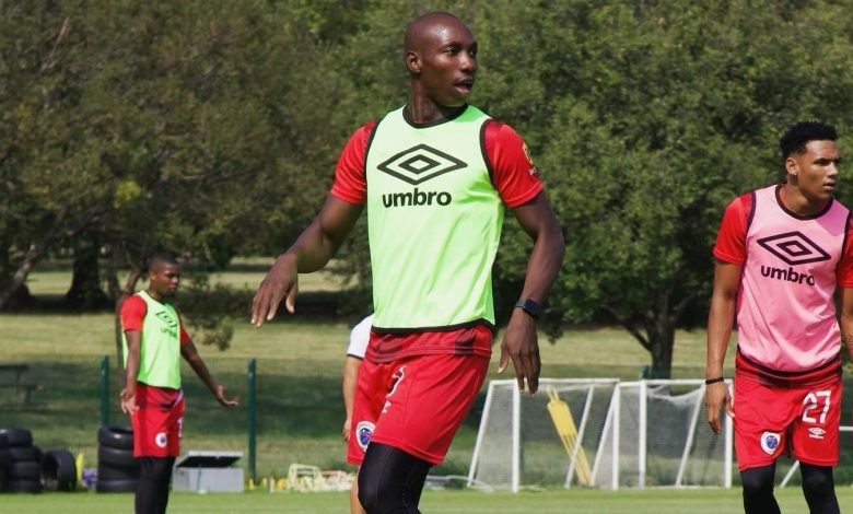 Etiosa Ighodaro at training SuperSport United