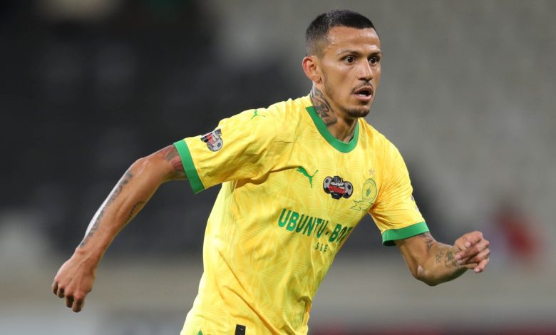 Junior Mendieta in action for Mamelodi Sundowns