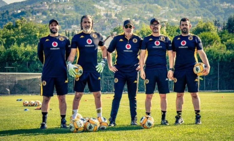 Kaizer Chiefs new coaches during pre-season camp