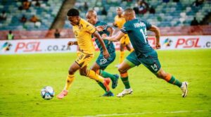 Mfundo Vilakazi in action for Kaizer Chiefs