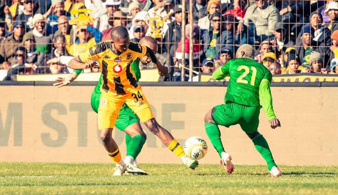 Nkosana Mbuthu in action for Kaizer Chiefs