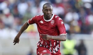 Nyiko Mobbie in action for Sekhukhune United