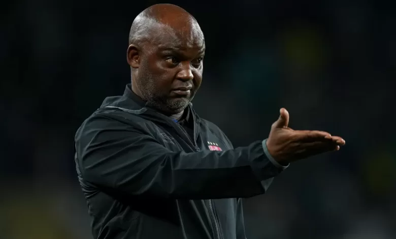 Pitso Mosimane coaching at Al Ahly