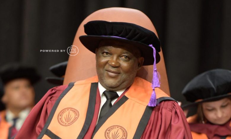 Dr. Pitso Mosimane honoured by Doctorate