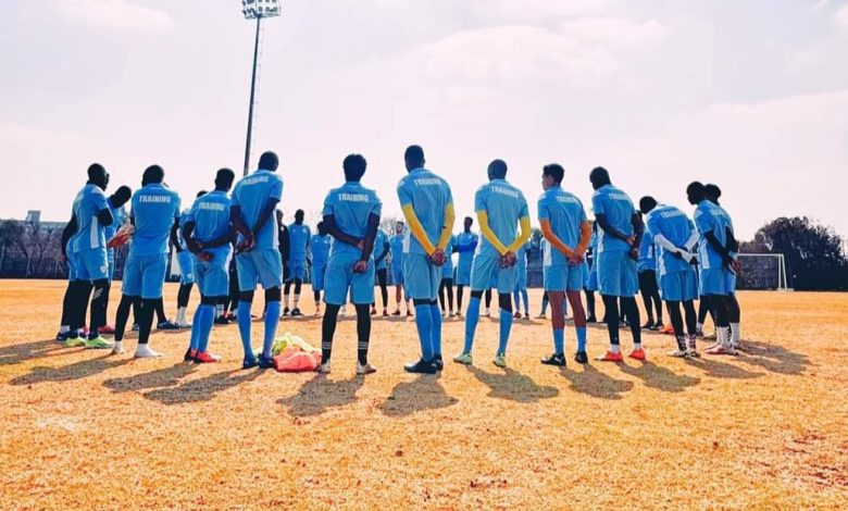 Sekhukhune United players during pre-season