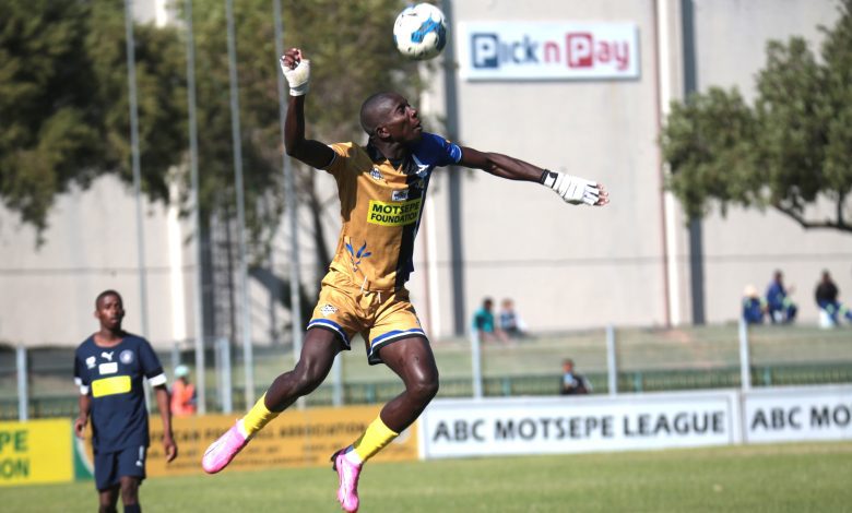 Seun 'Tower' Ndlovu in action for Kruger United