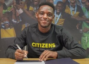 Sibusiso Ziba signs for Cape Town City FC