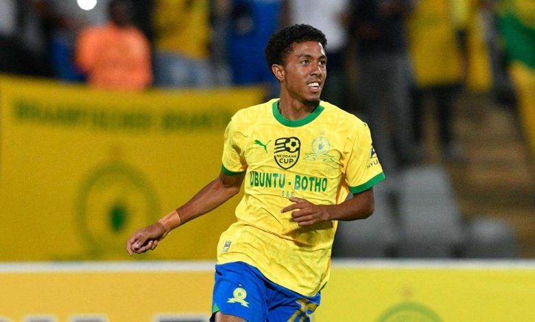 Tashreeq Matthews in action for Mamelodi Sundowns