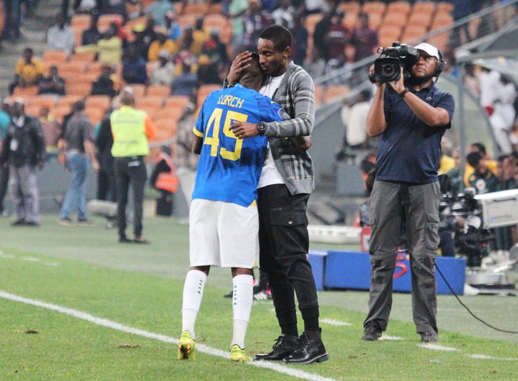 Rulani Mokwena with Thembinkosi Lorch