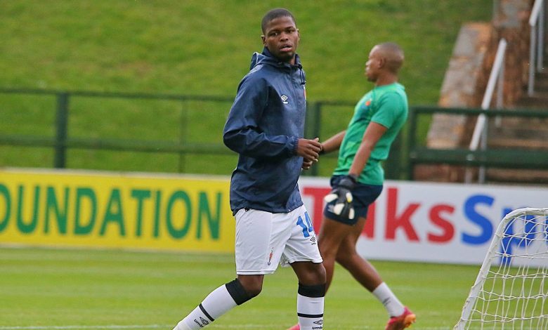 Tshepiso Mahlangu of AmaTuks training