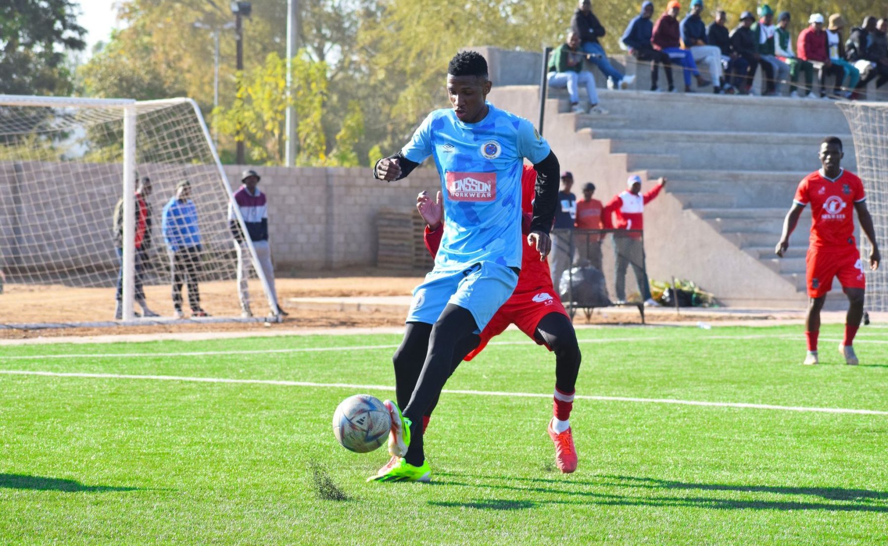 Vincent Pule in action for SuperSport United in Botswana