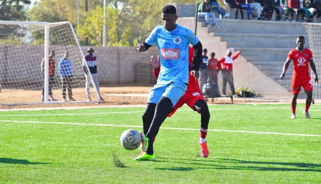 Vincent Pule in action for SuperSport United in Botswana