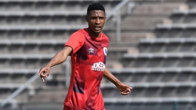 Vincent Pule during SuperSport United friendly match in Botswana