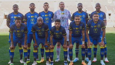 Cape Town City players pose for a team photo