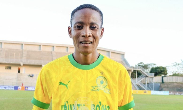 Chuene Morifi in Mamelodi Sundowns Ladies colours