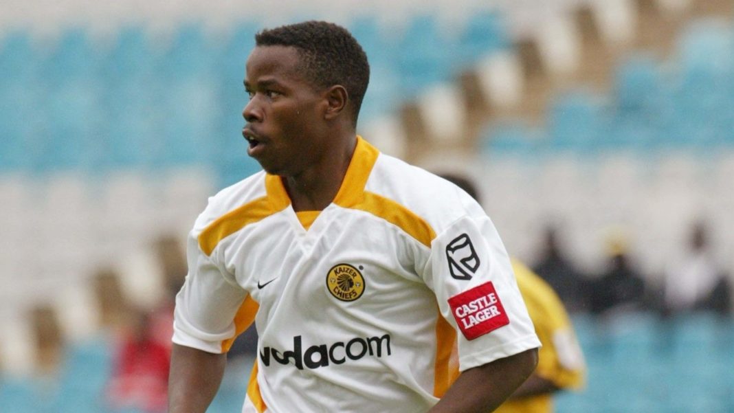 Collins Mbesuma in action for Kaizer Chiefs