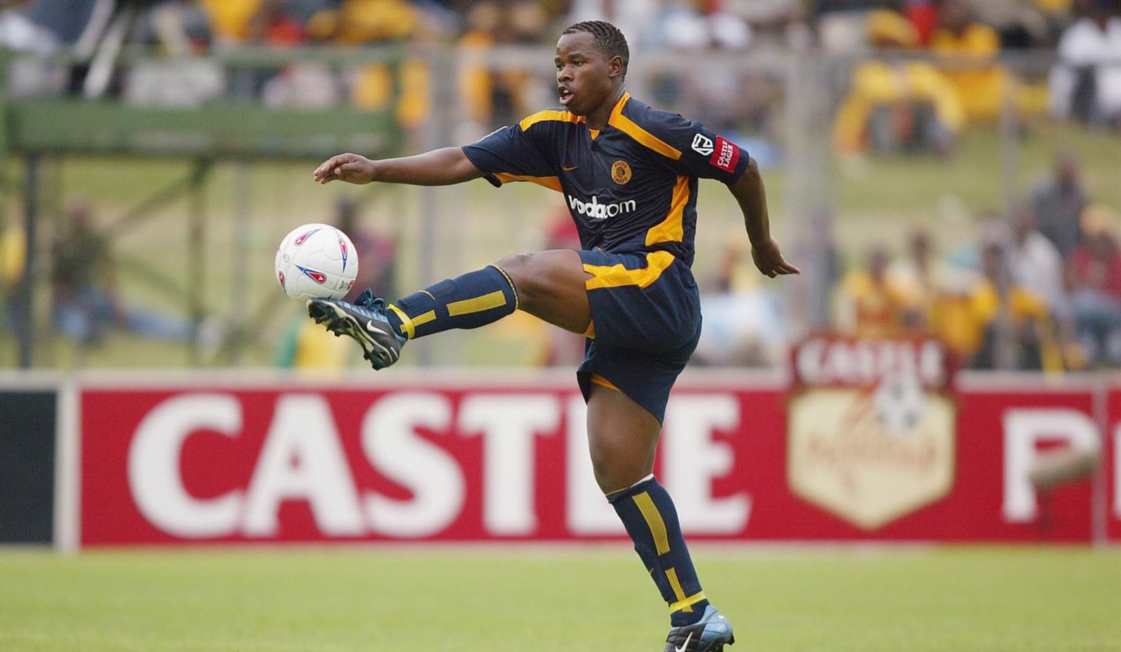 Collins Mbesuma in action for Kaizer Chiefs