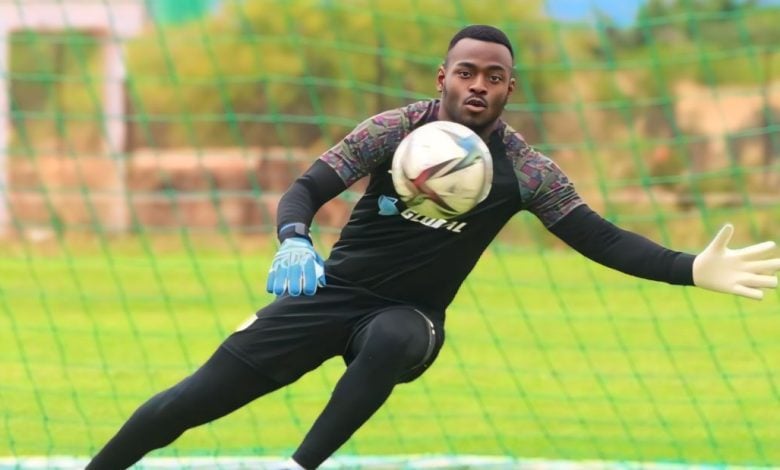 Zambian goalkeeper Cyril Chibwe