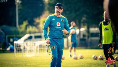 Fernando Da Cruz during a Kaizer Chiefs training