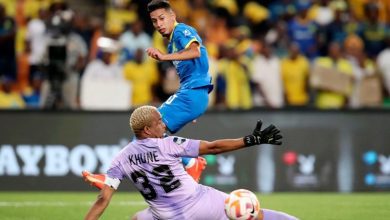 Gaston Sirino in action against Kaizer Chiefs