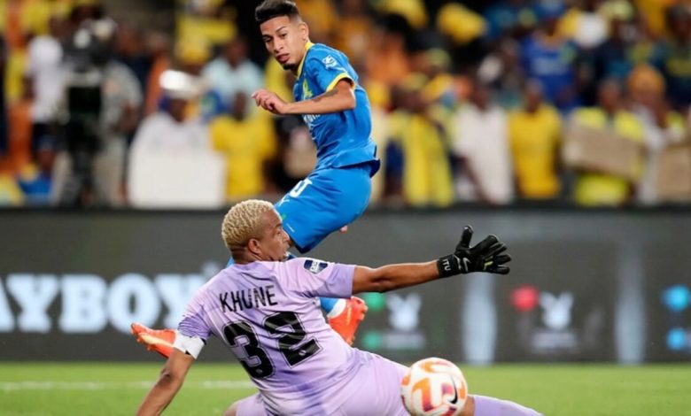 Gaston Sirino in action against Kaizer Chiefs