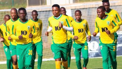 Golden Arrows players during training session