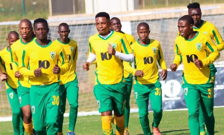 Golden Arrows players during training session