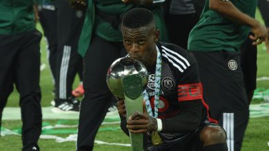 Orlando Pirates captain Innocent Maela