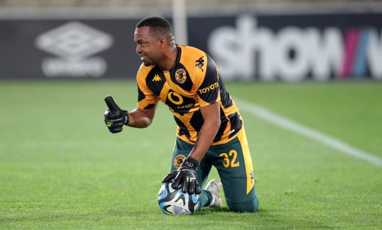 Itumeleng Khune during Kaizer Chiefs warm up session