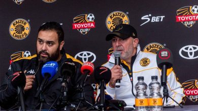 Kaizer Chiefs head Nasreddine Nabi during a press conference