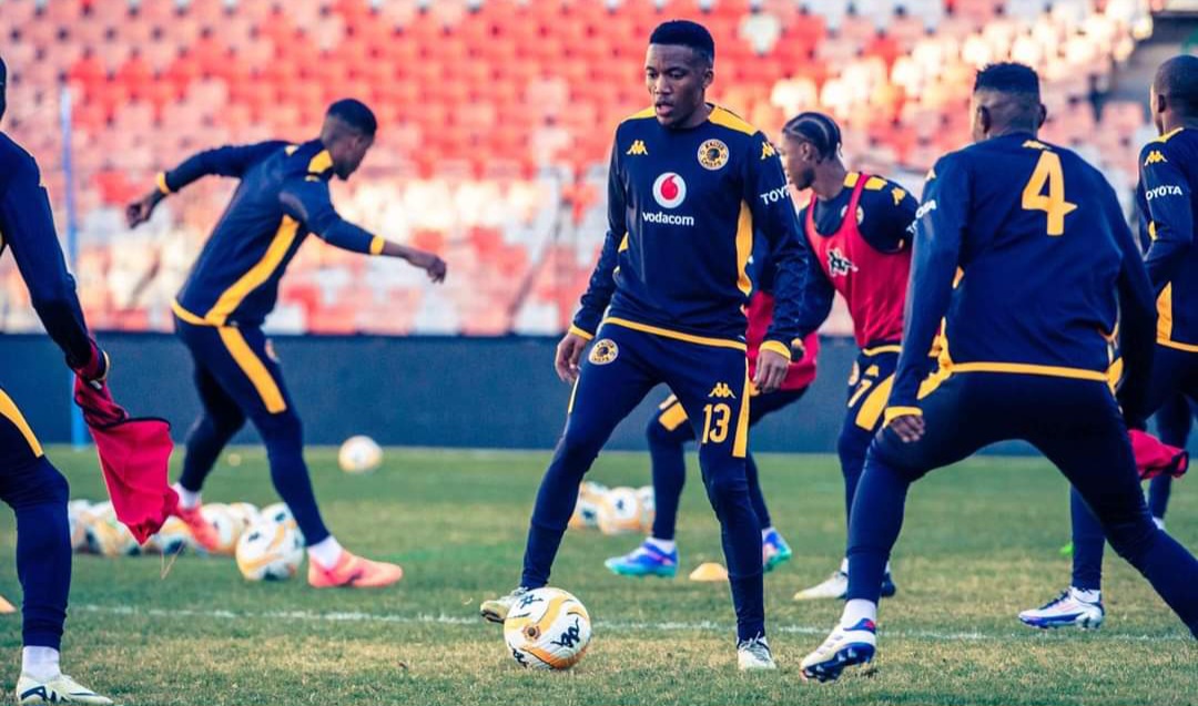 Kaizer Chiefs players during a training session