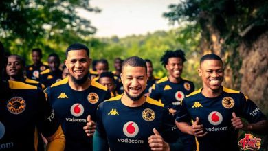 Kaizer Chiefs players during pre-season camp