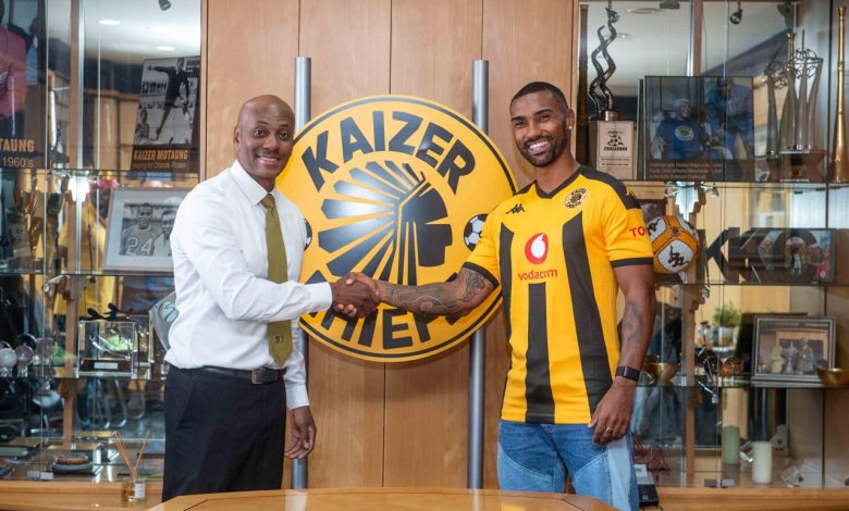 Kaizer ChiefsSporting Director, Kaizer Motaung Jr and Inacio Miguel