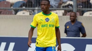 Kutlwano Letlhaku in action for Mamelodi Sundowns