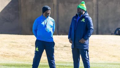 Mamelodi Sundowns coaches Manqoba and Steve