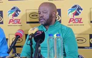 Manqoba Mngqithi at MTN8 press conference
