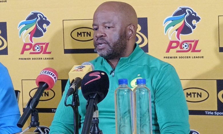 Manqoba Mngqithi at MTN8 press conference