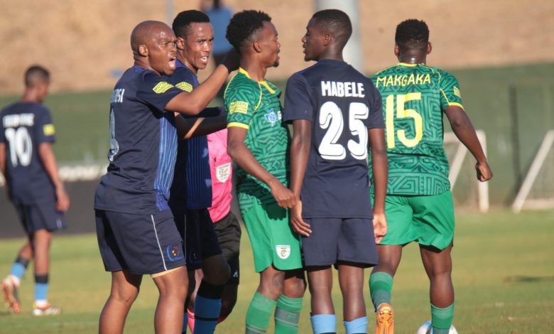 Olaoleng Mokgosi against Baroka FC