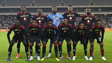 Orlando Pirates XI against SuperSport United